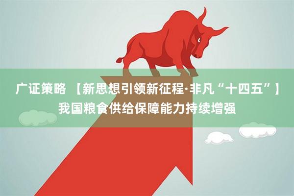 广证策略 【新思想引领新征程·非凡“十四五”】我国粮食供给保障能力持续增强